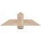 Ekena Millwork Eugene Smooth Timber Gable Bracket, Douglas Fir, 36"W x 12"H x 3 1/2"D x 5 1/2"F, 8/12 Pitch GBW036X12X0406EUG00SDF - alternate 1